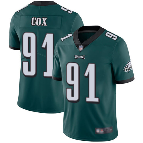 Men Philadelphia Eagles #91 Fletcher Cox Midnight Green Team Color Vapor Untouchable NFL Jersey Limited Player2->philadelphia eagles->NFL Jersey